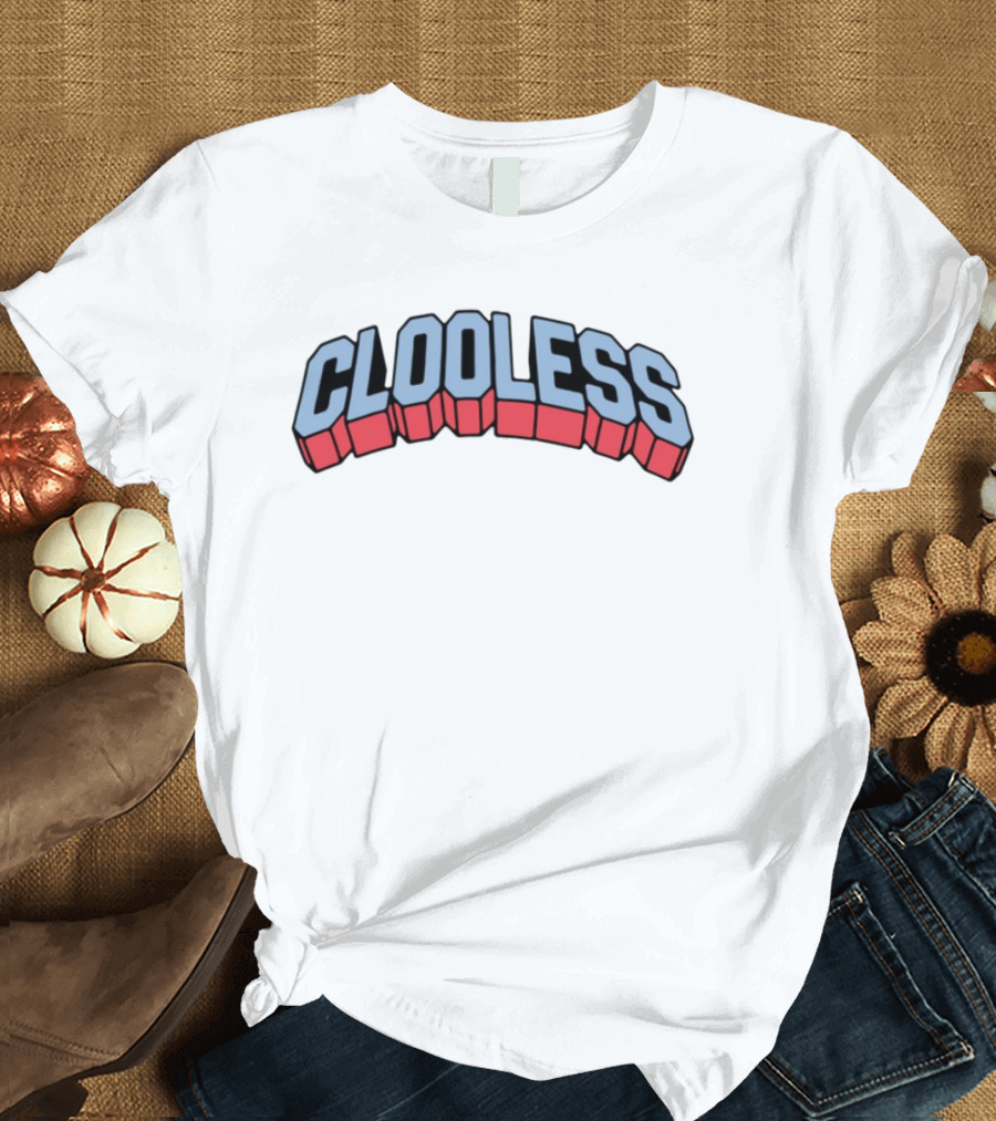 Clooless Podcast Block Party Retro Style Text T-Shirt