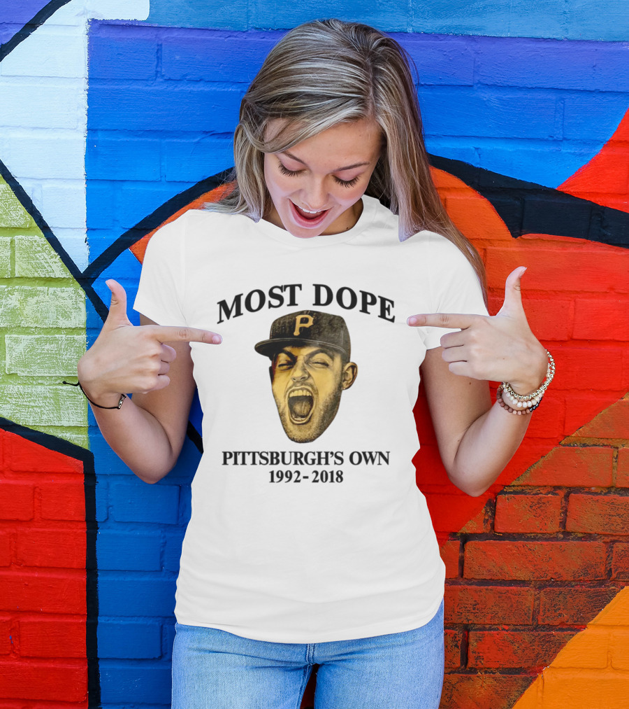 Most Dope Pittsburgh's Own 1992 2018 P Hat Tribute T-Shirt