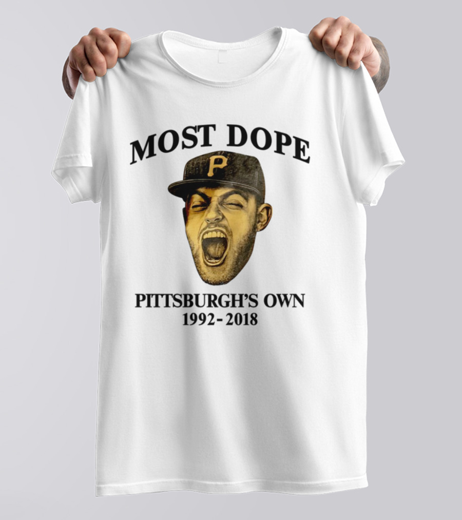 Most Dope Pittsburgh's Own 1992 2018 P Hat Tribute T-Shirt