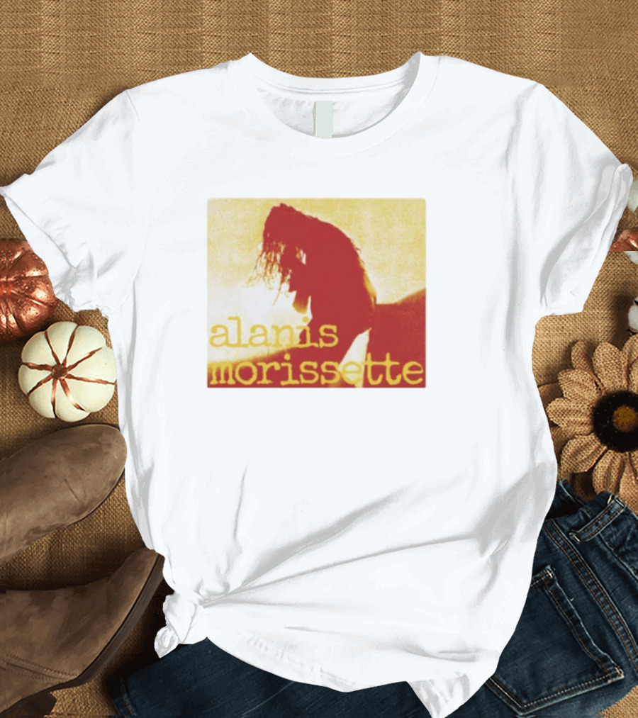 Alanis Morissette Yellow Vintage Silhouette T-Shirt