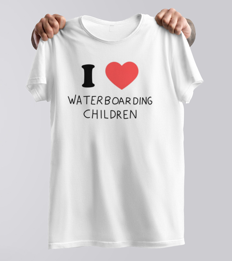 Kirsche I Love Waterboarding Children T-Shirt