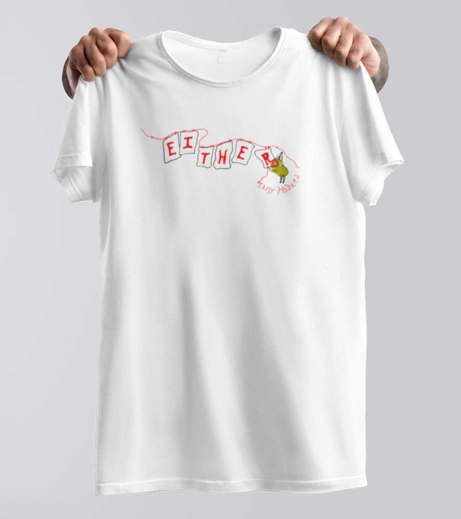 Either Tiny Habits Fun Festive String Lights Party Bird T-Shirt