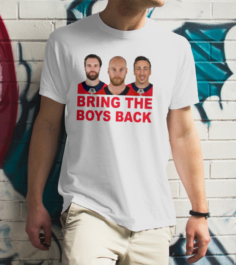 Bring The Boys Back Hockey Players Team Reunion Sports Fans T-Shirt