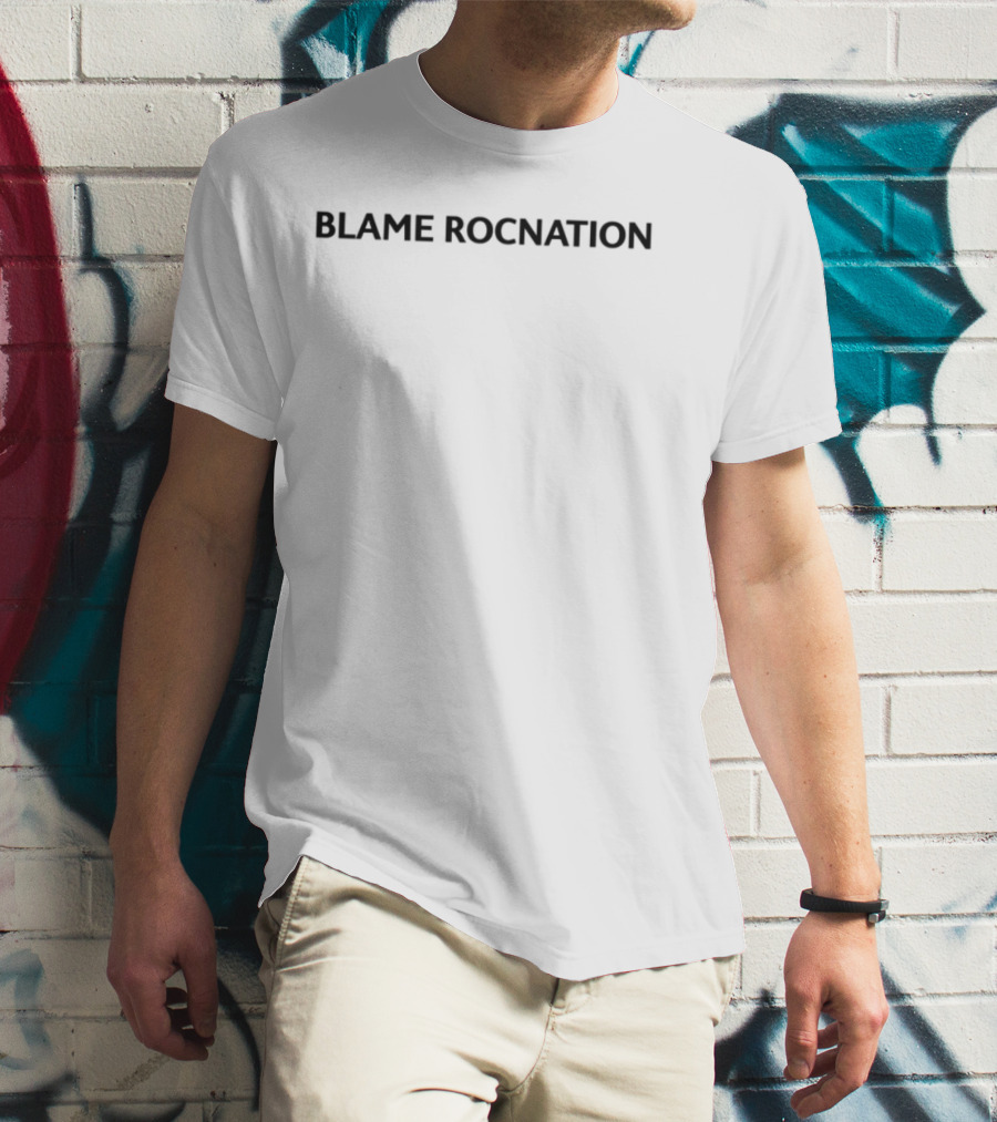 BLAME ROCNATION CTHAGOD WEARING T-Shirt