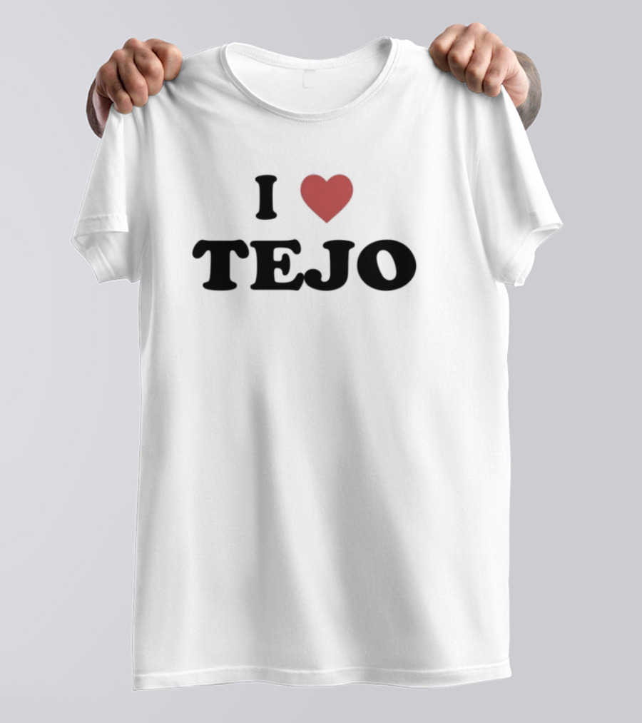 I Love Tejo Red Heart T-Shirt