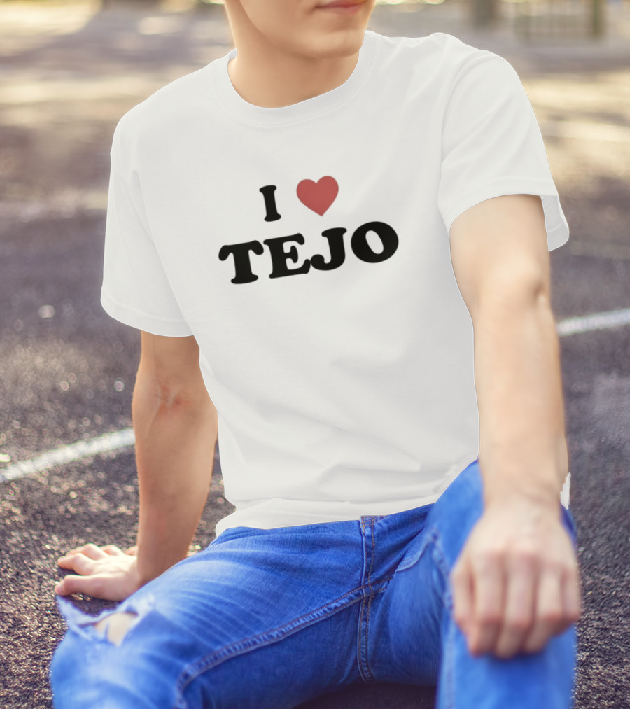 I Love Tejo Red Heart T-Shirt