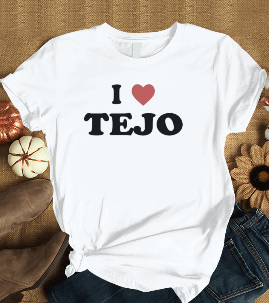 I Love Tejo Red Heart T-Shirt