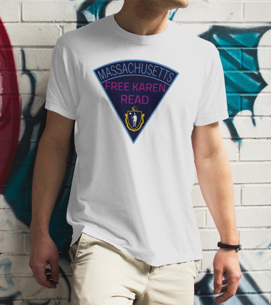 Massachusetts Free Karen Read Emblem Design T-Shirt