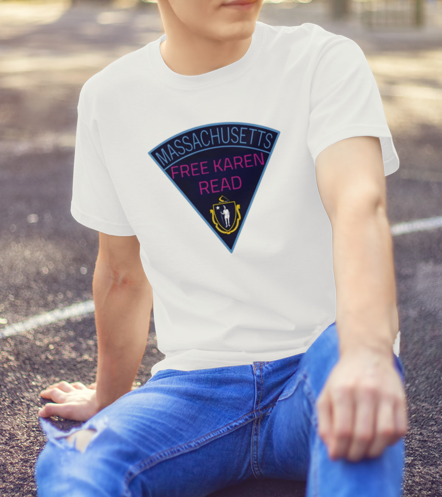 Massachusetts Free Karen Read Emblem Design T-Shirt