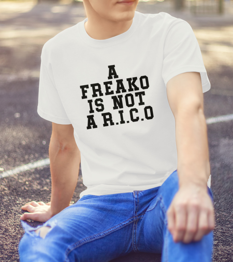 A Freako Is Not A Rico Fun Wordplay Humor T-Shirt