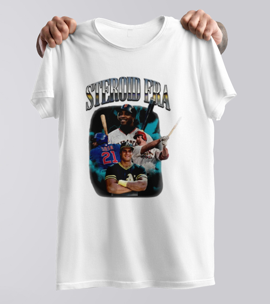 Almost Friday Steroid Era Giants Cubs Athletics Hall Of Fame Legends T-Shirt