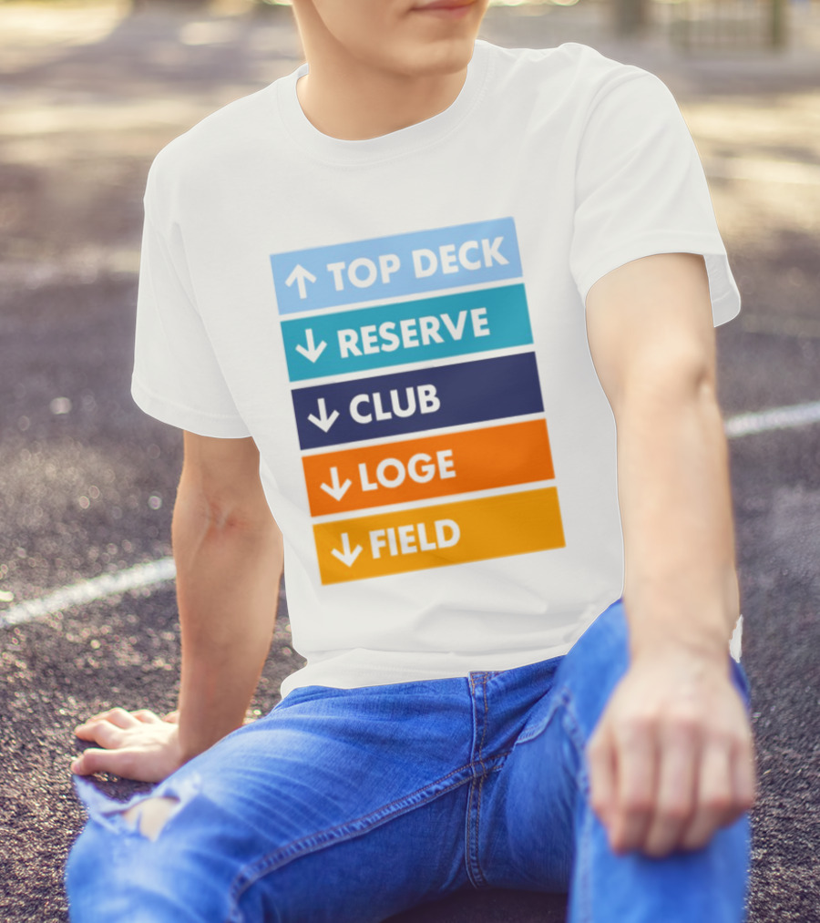 Top Deck Reserve Club Loge Field T-Shirt