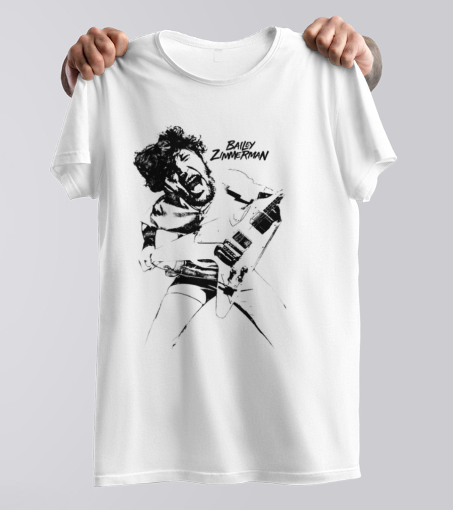 Bailey Scream Classic Ghost Mask Drawing T-Shirt