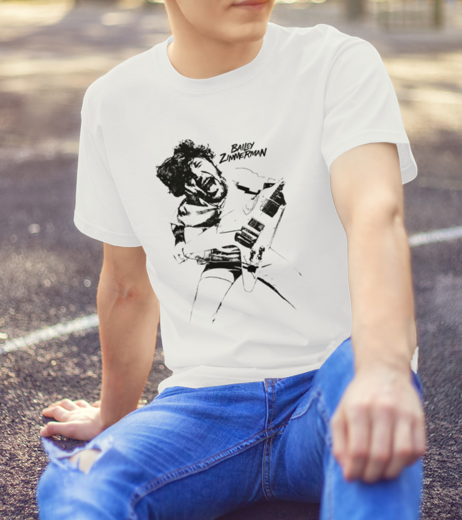 Bailey Scream Classic Ghost Mask Drawing T-Shirt