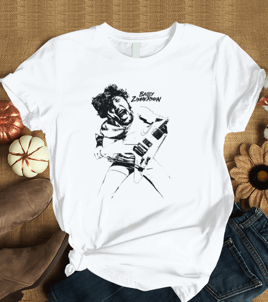 Bailey Scream Classic Ghost Mask Drawing T-Shirt