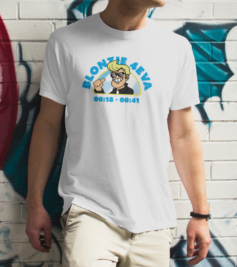 Blonzie 4Eva Cartoon Character Tribute With Dates 00:13 - 06:43 T-Shirt