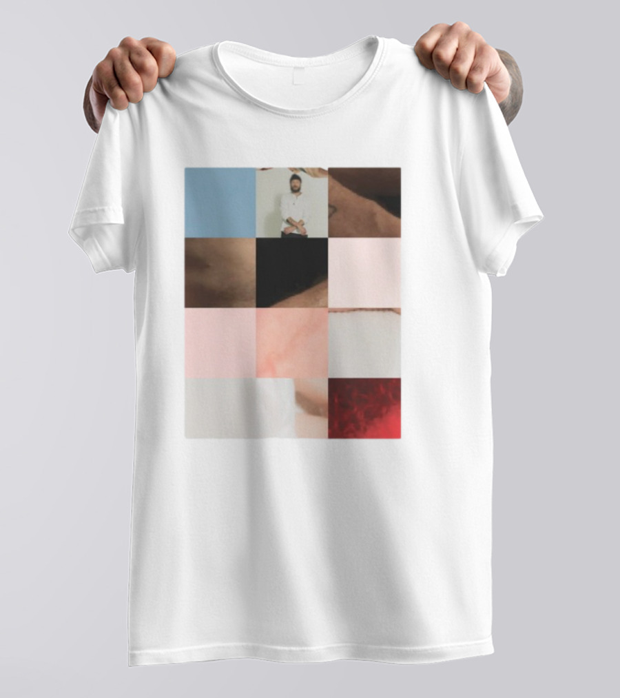 Bon Iver Layout Mosaic Collage T-Shirt