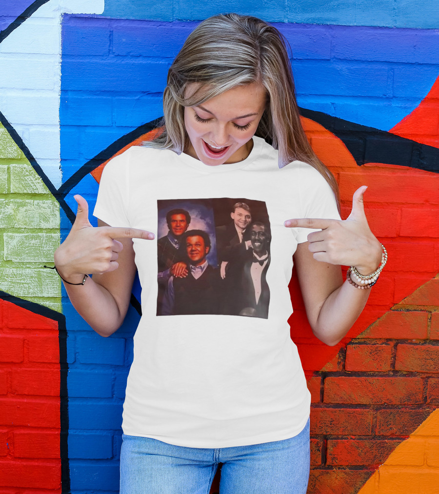 Brennan Dale School Picture Step Brothers Inspired Collage T-Shirt