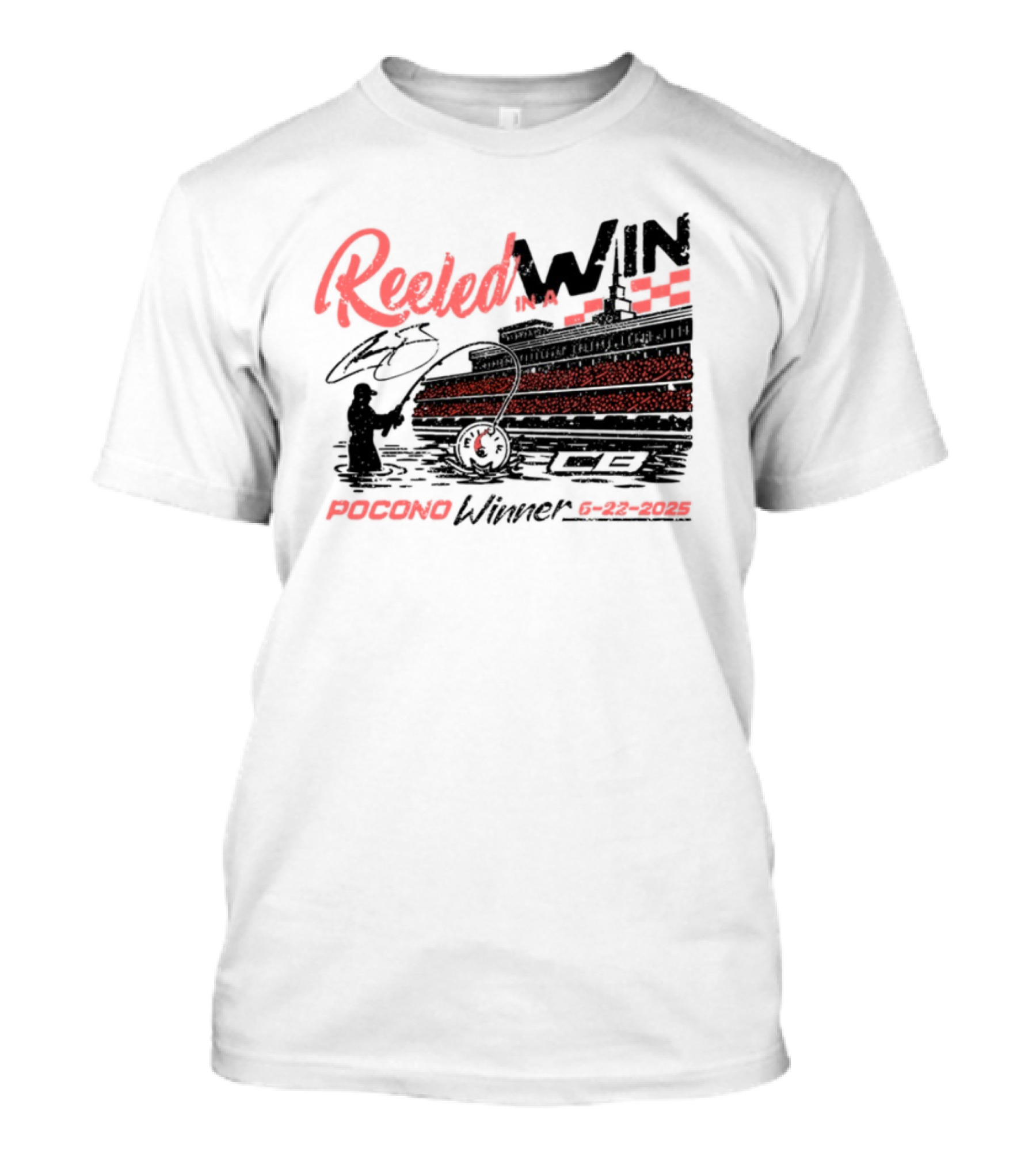 Chase Briscoe Reeled In Pocono Win 06-26-2022 T-Shirt