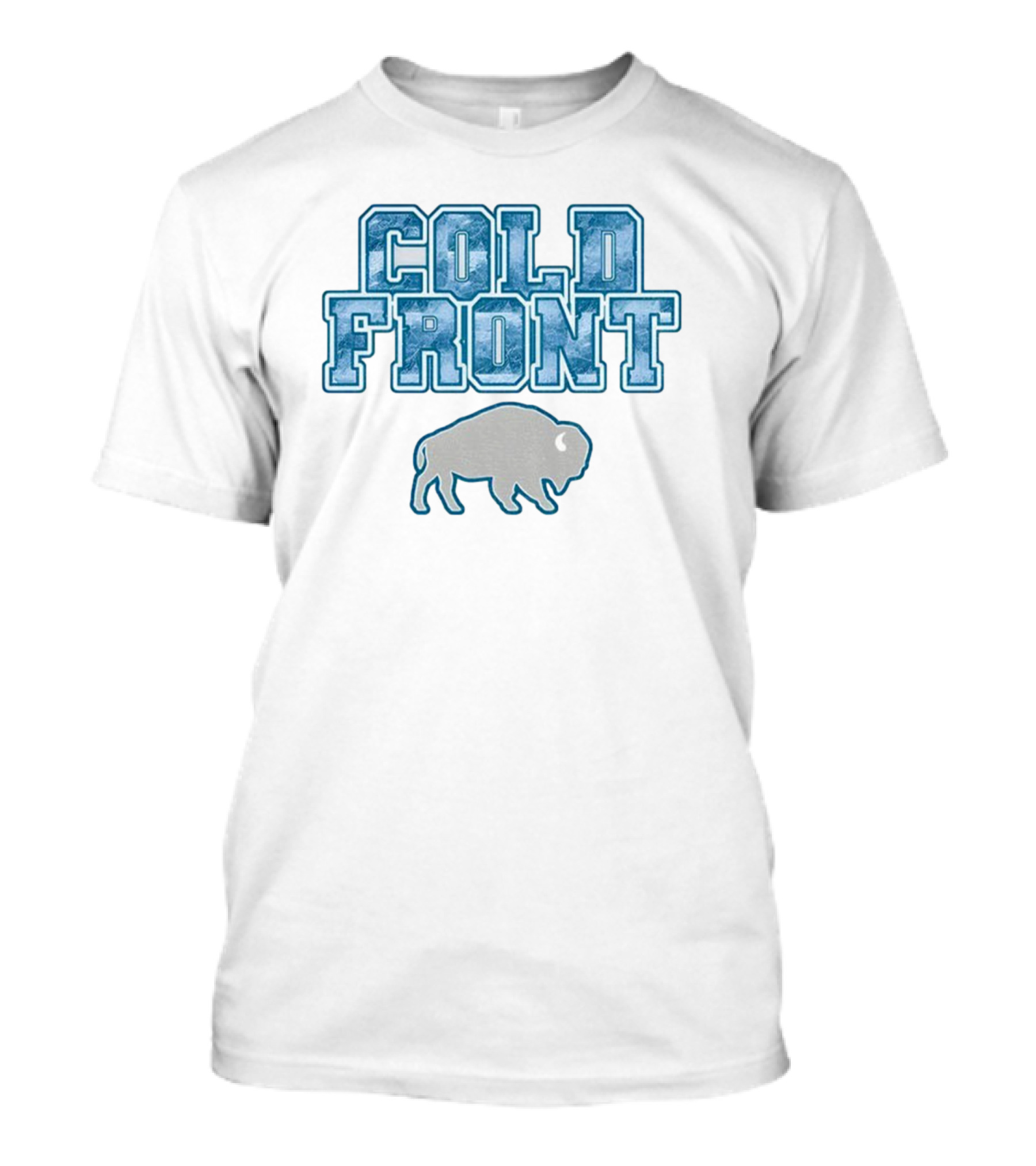 Cold Front Buffalo Winters Buffalo Bills Bison Icon T-Shirt