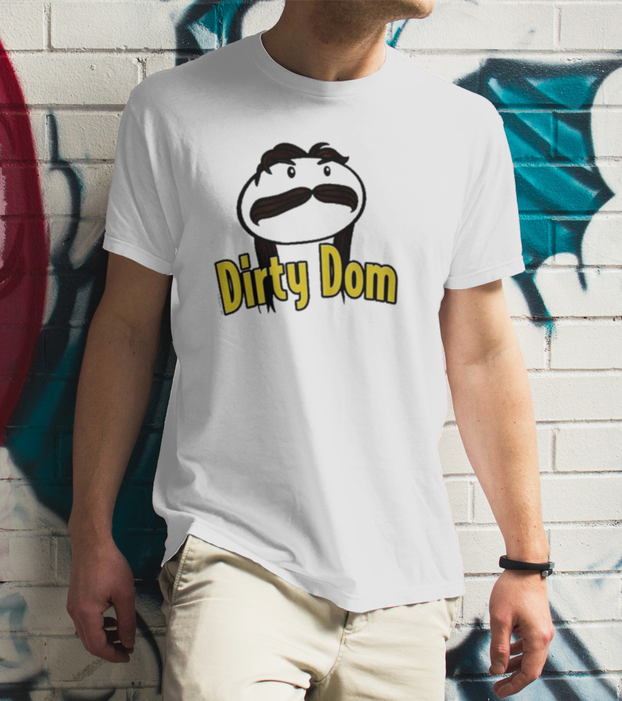 Dirty Dom Hair Illustration T-Shirt