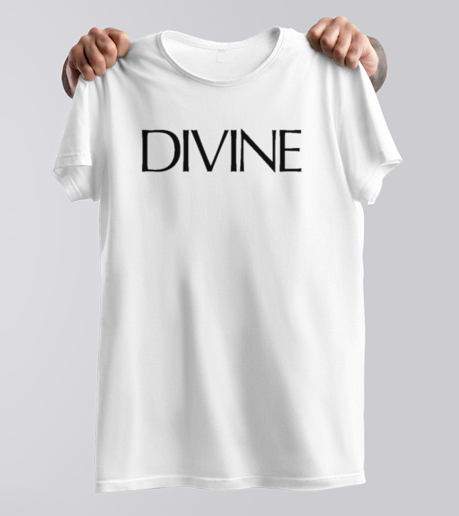 Divine Elegance Celestial Aura Retro Style T-Shirt