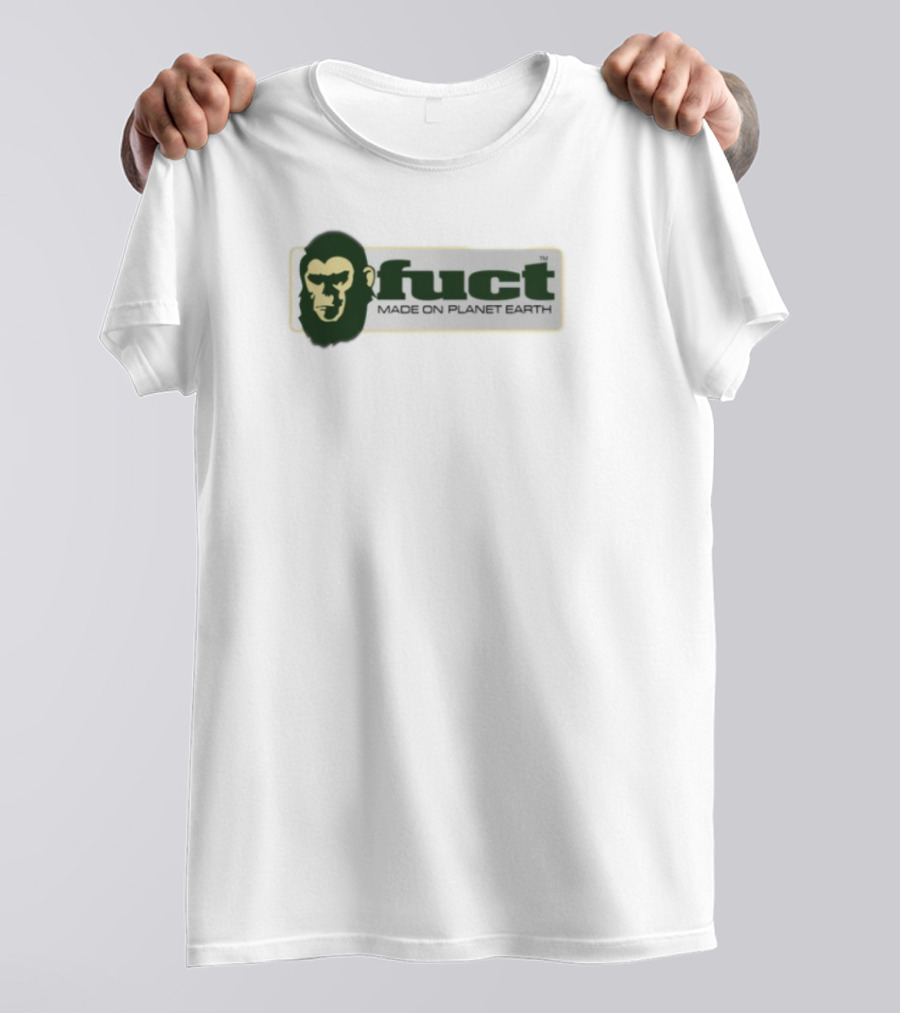Fuct Made On Planet Earth Gorilla Icon T-Shirt