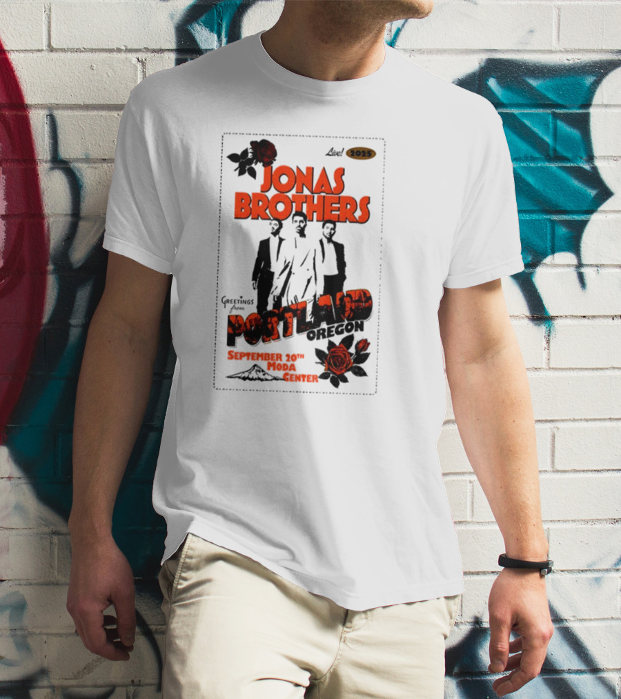 Jonas Brothers Portland Oregon September 20 2023 Moda Center T-Shirt