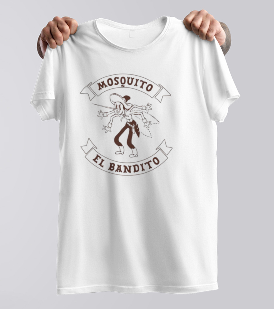Kaj Mosquito El Bandito Retro Cartoon Style T-Shirt