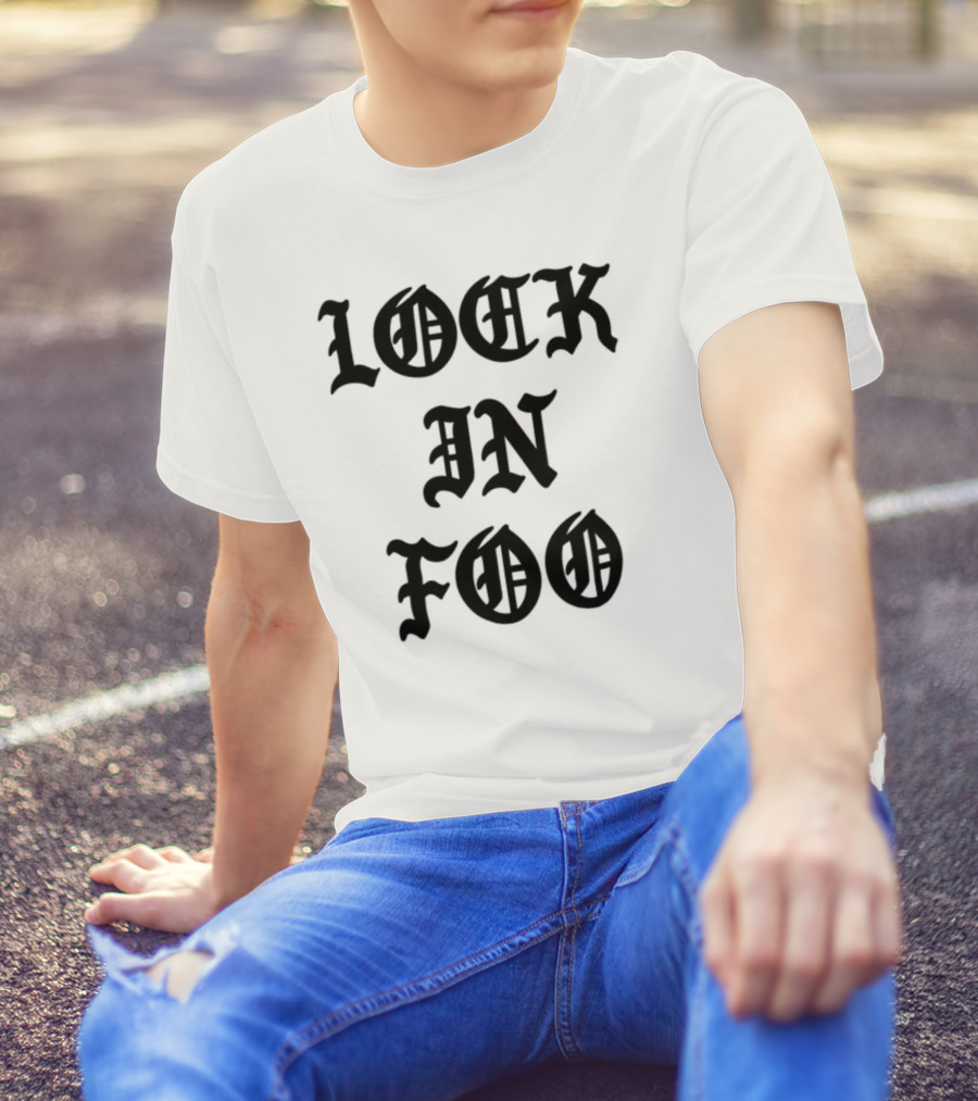 LOCK IN FOO Rock Metal Band Style T-Shirt