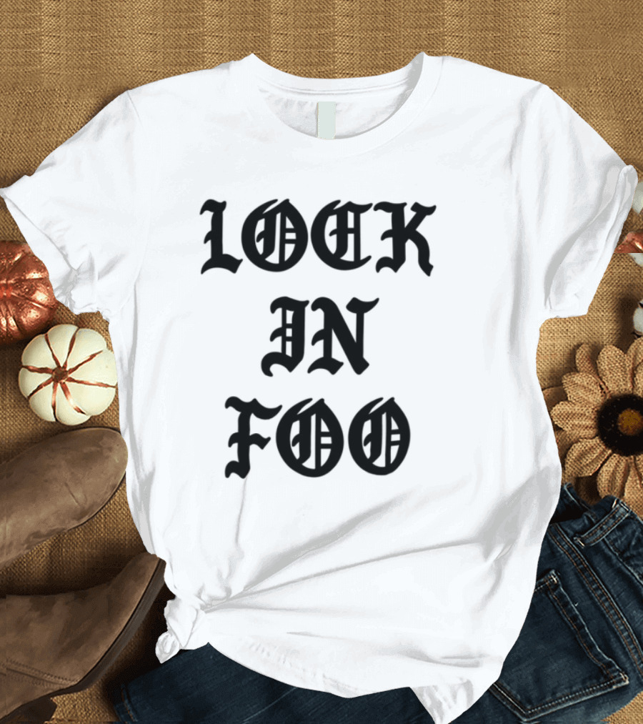 LOCK IN FOO Rock Metal Band Style T-Shirt