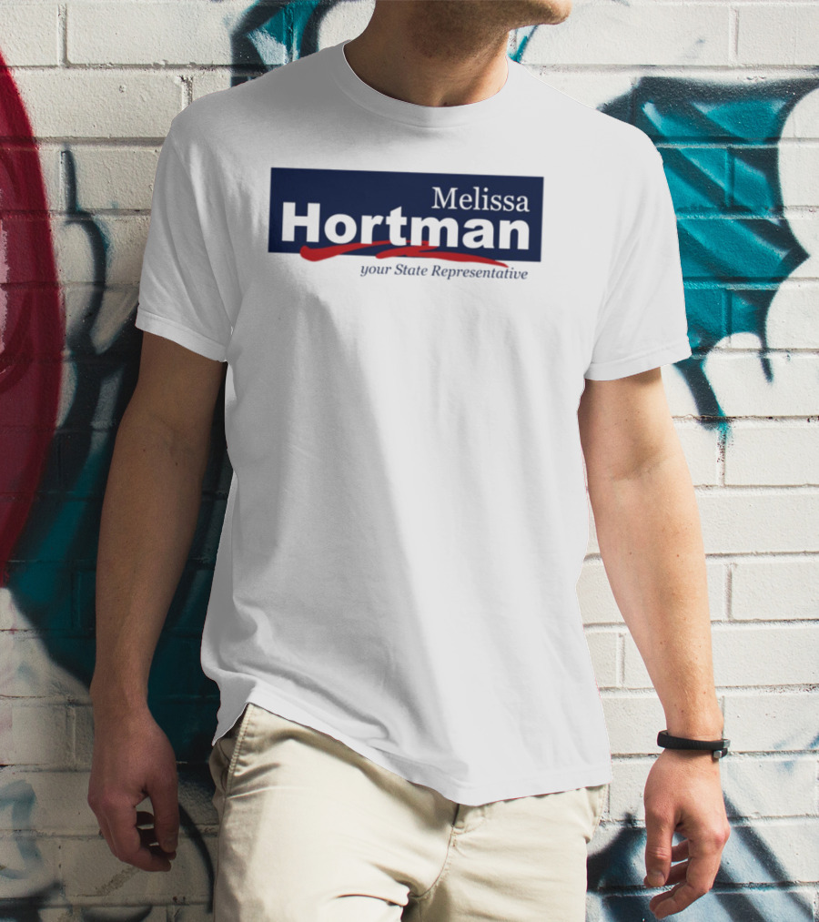 Melissa Hortman Your State Representative Red And Blue Typography T-Shirt