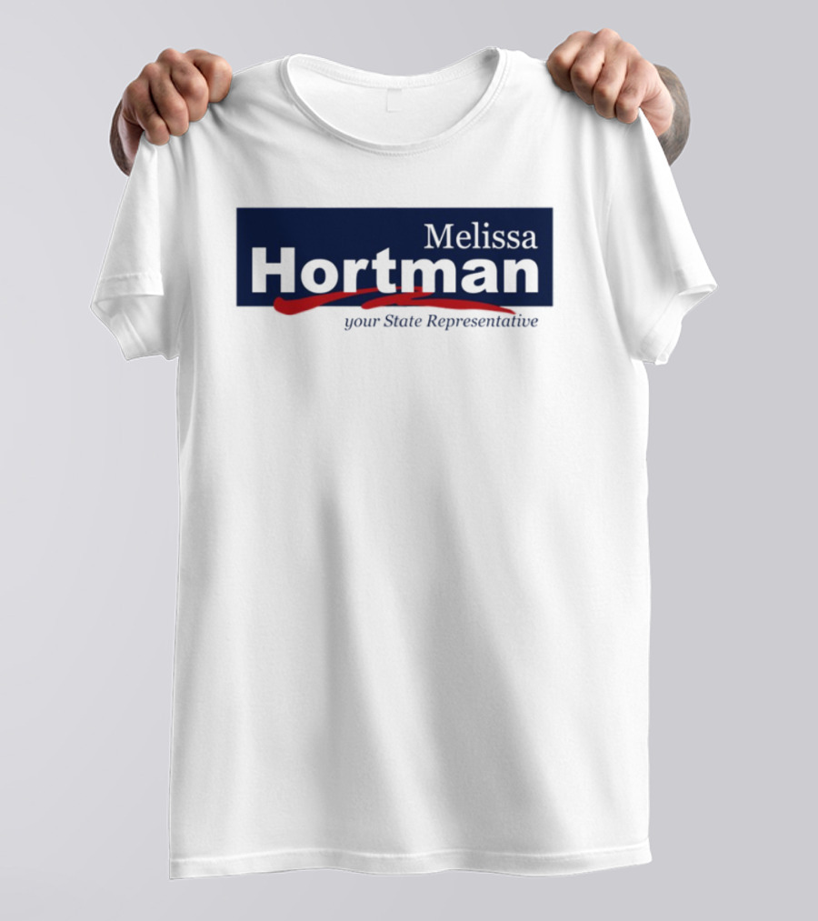 Melissa Hortman Your State Representative Red And Blue Typography T-Shirt