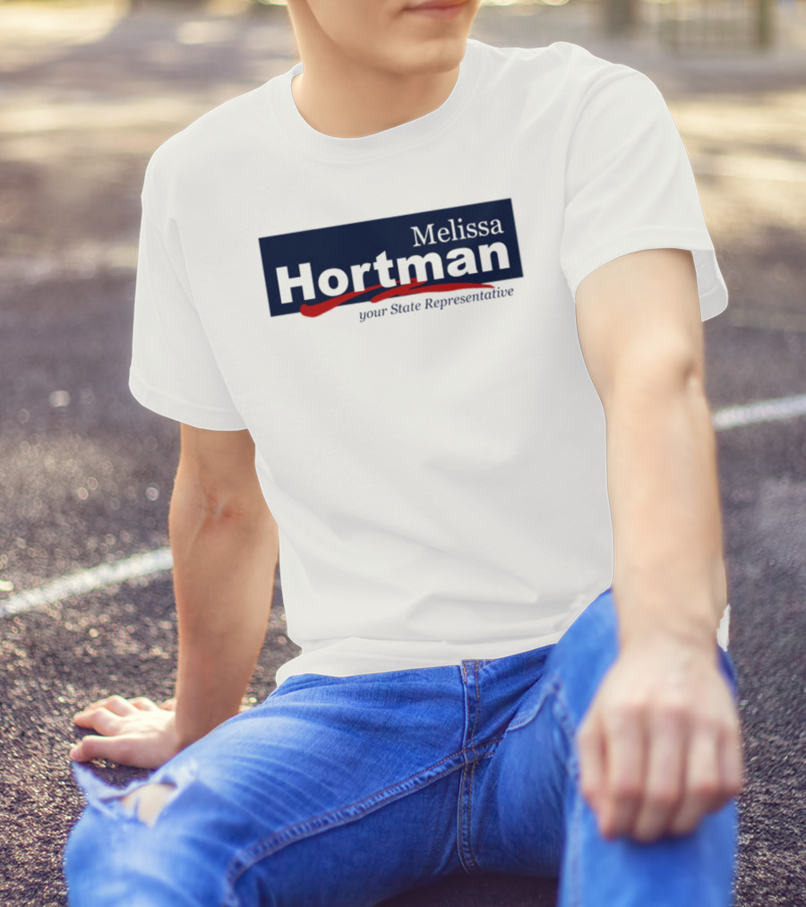 Melissa Hortman Your State Representative Red And Blue Typography T-Shirt