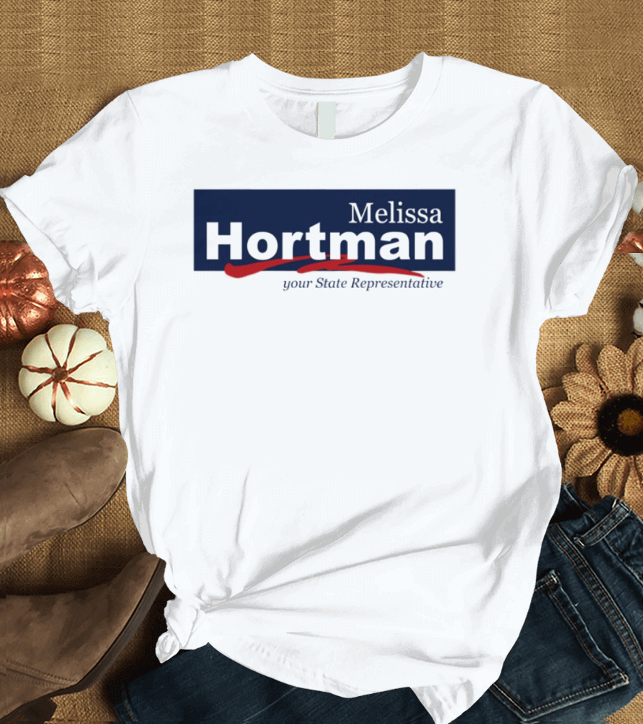 Melissa Hortman Your State Representative Red And Blue Typography T-Shirt