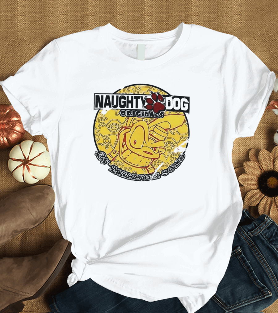 Naughty Dog Classics 25 Million Sold Celebration T-Shirt
