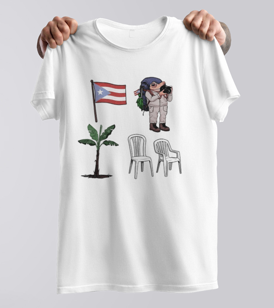Boricua Puerto Rican Flag Coqui Palm Chairs 2025 T-Shirt