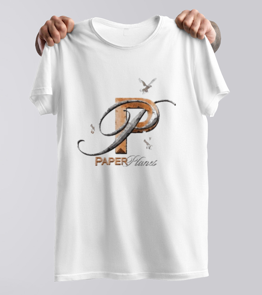 Paper Planes P With Doves Flight Elements T-Shirt