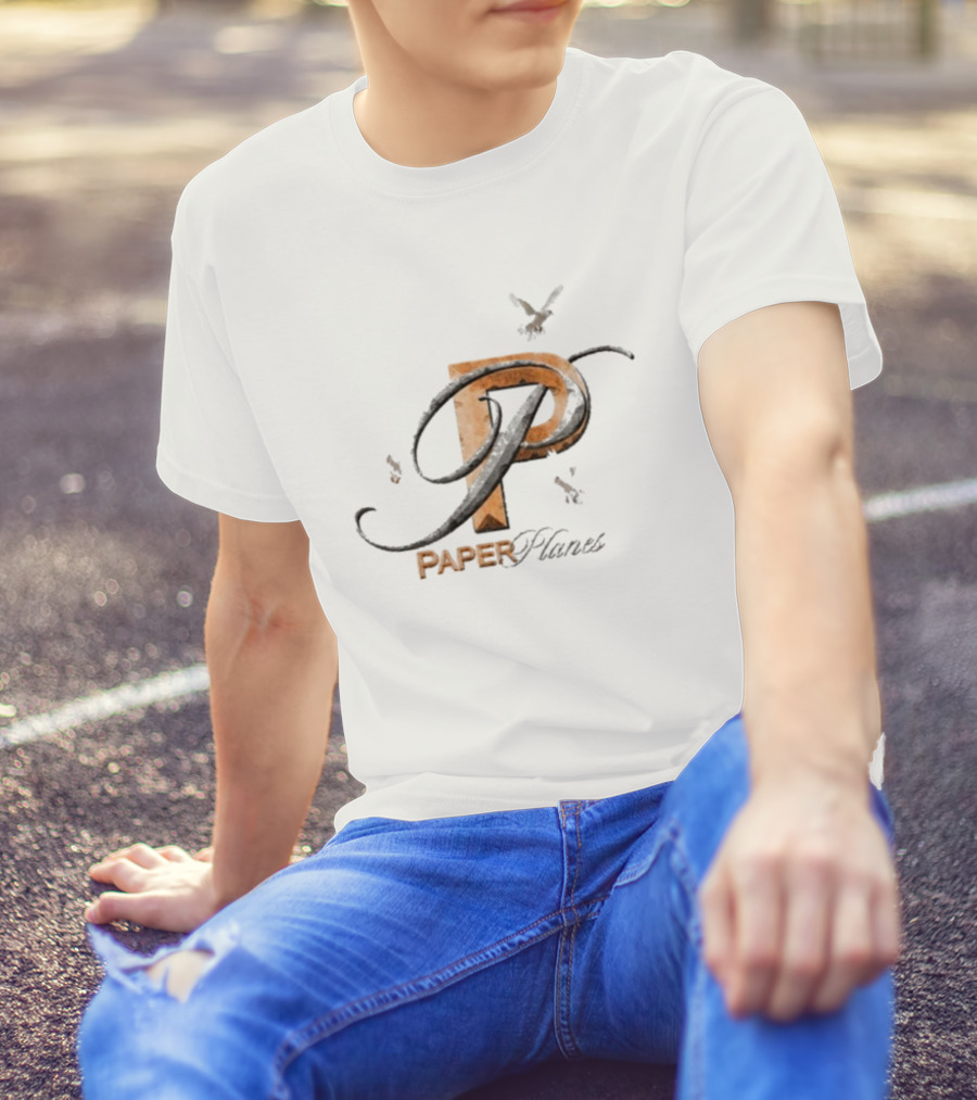 Paper Planes P With Doves Flight Elements T-Shirt
