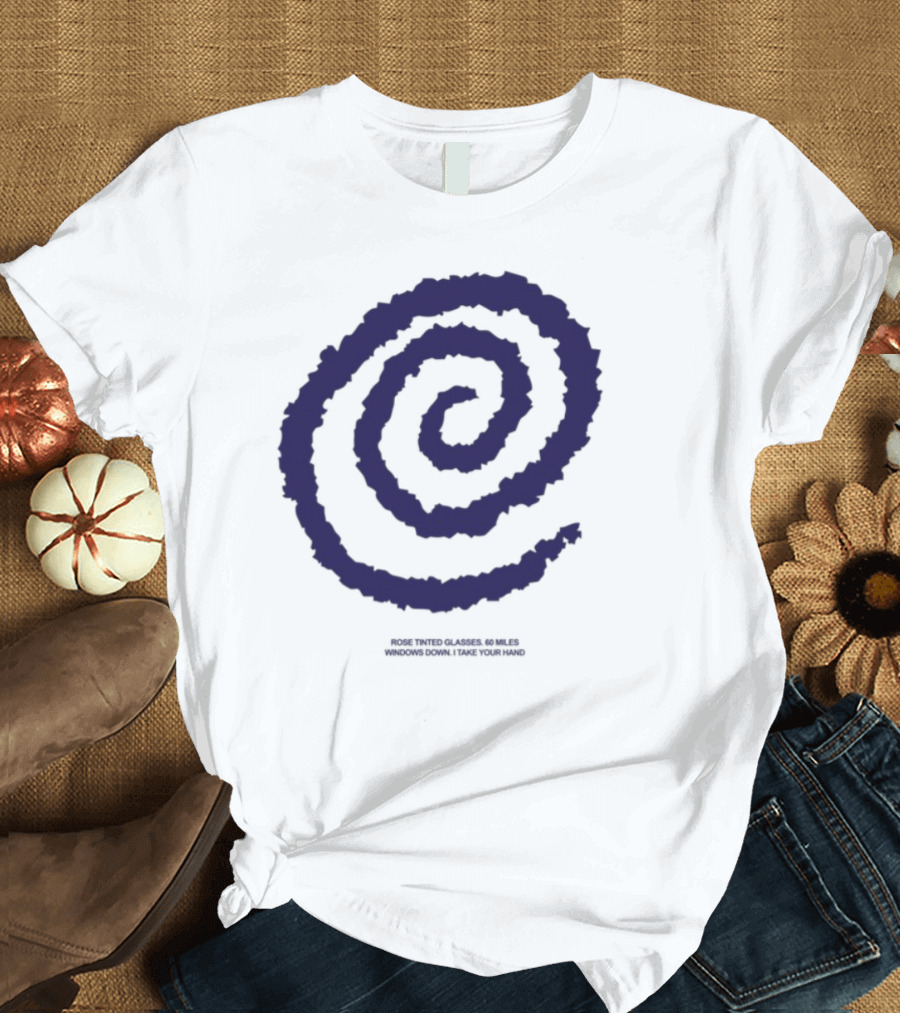 Polyvinyl Records Co Jay Som Cards On The Table Spiral Swirl Artwork T-Shirt