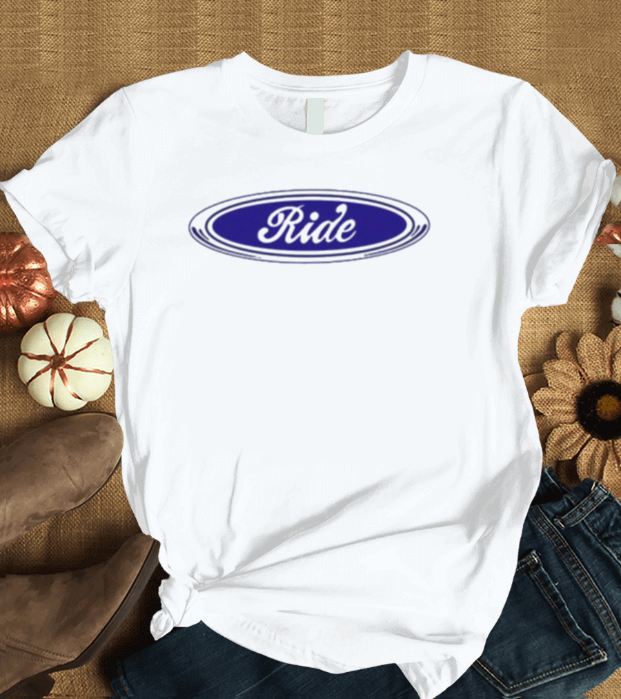 Ride Heritage Oval Vintage Style T-Shirt