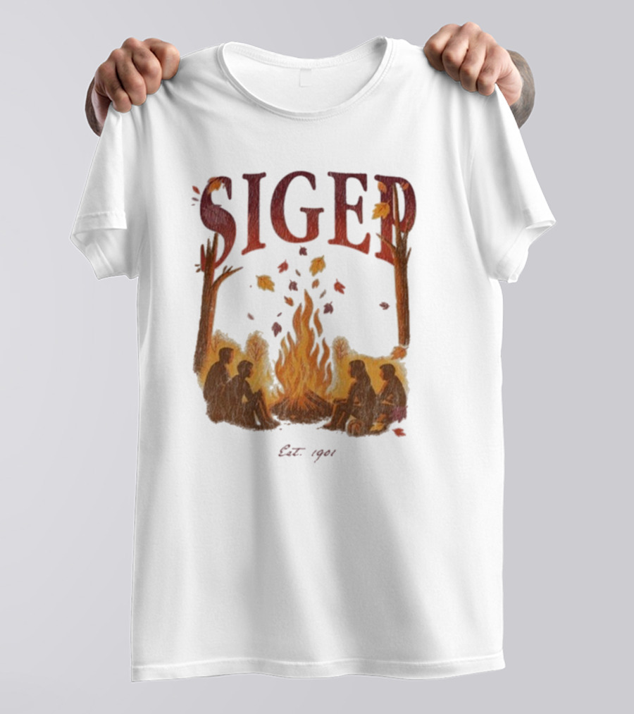 "SigEp Campfire Gathering Fall Est 1901" T-Shirt