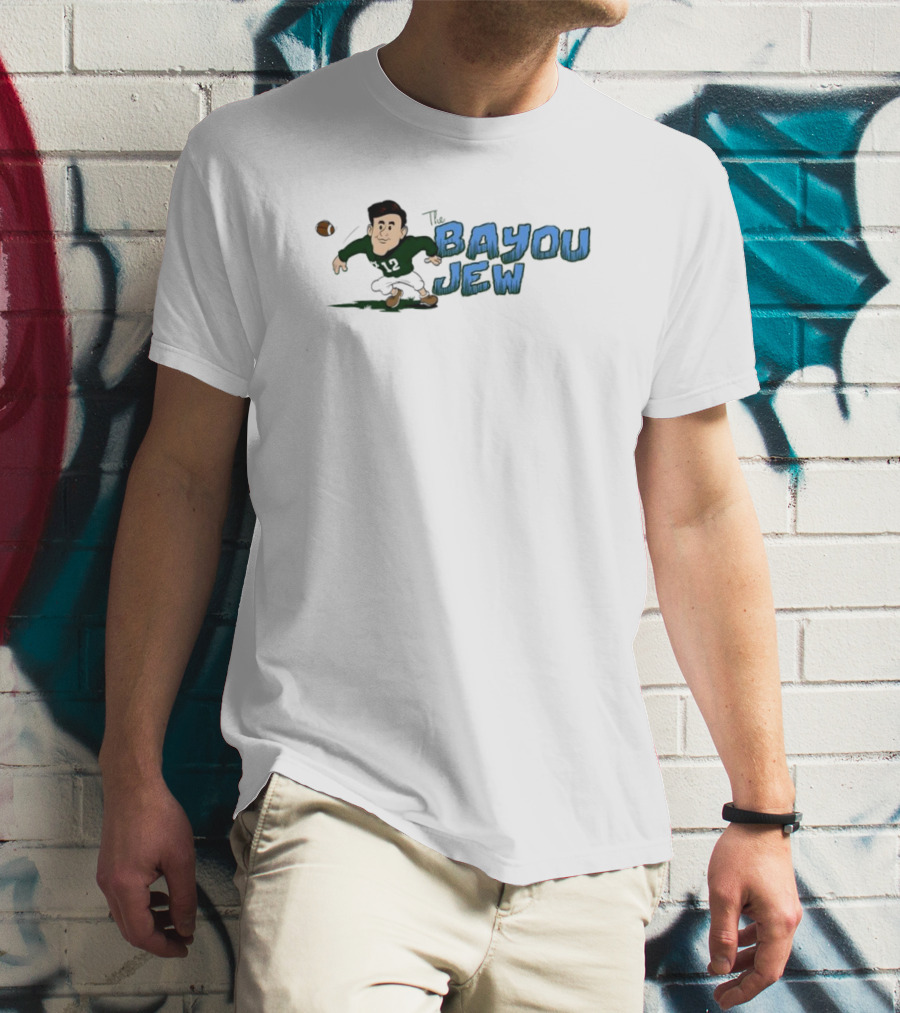 The Bayou Jew Football Player By Jake Retzlaff T-Shirt