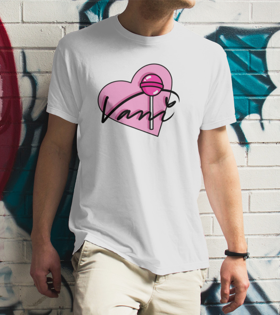 Vanilbean Heart Lollipop Signature T-Shirt