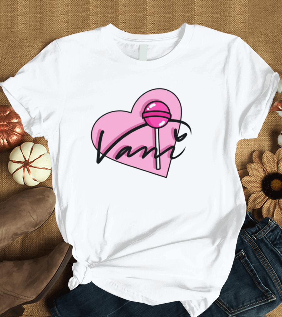 Vanilbean Heart Lollipop Signature T-Shirt
