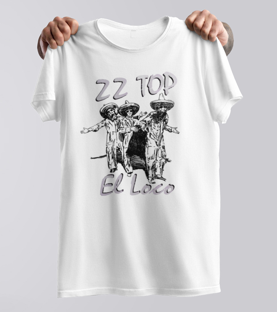ZZ Top El Loco Band Vintage Style Fan Apparel T-Shirt
