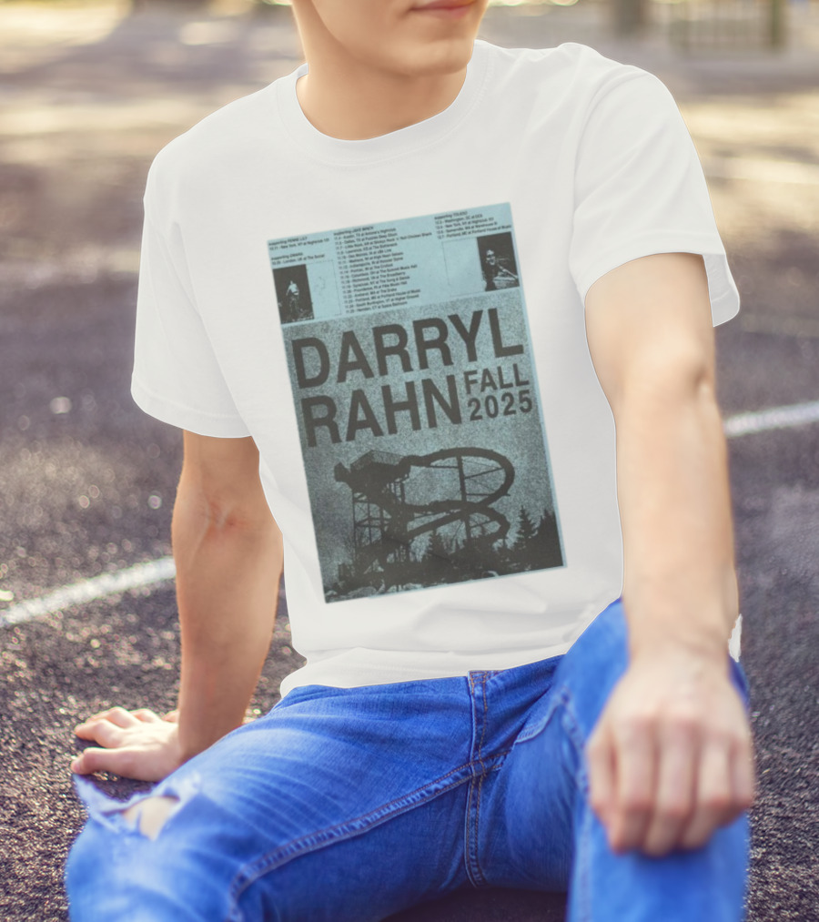Darryl Rahn Fall Tour 2025 Water Slide Concert Dates T-Shirt
