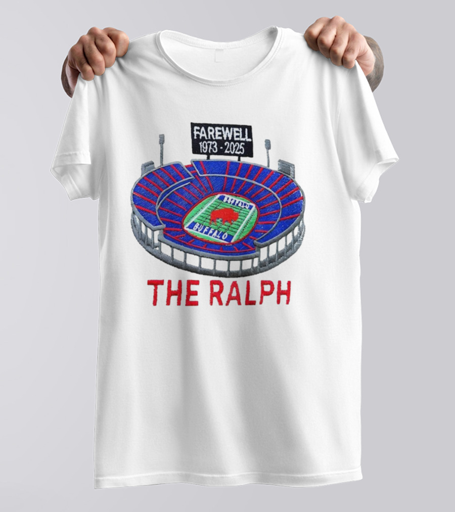 Buffalo Bills NFL Farewell 1973-2025 The Ralph Stadium T-Shirt