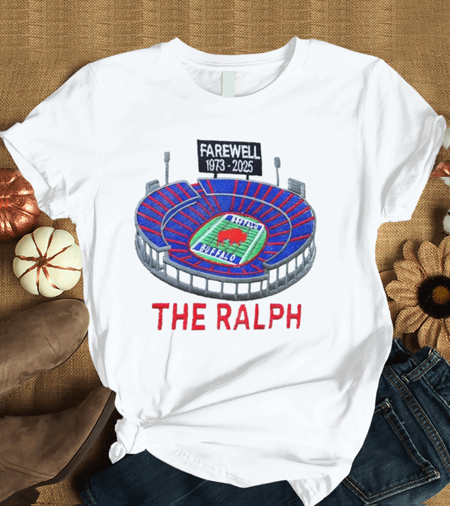Buffalo Bills NFL Farewell 1973-2025 The Ralph Stadium T-Shirt