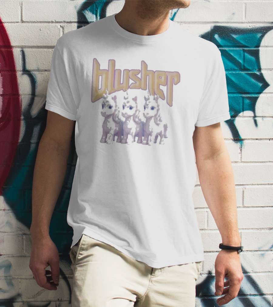 Blusher Unicorns Fantasy Characters Collection T-Shirt